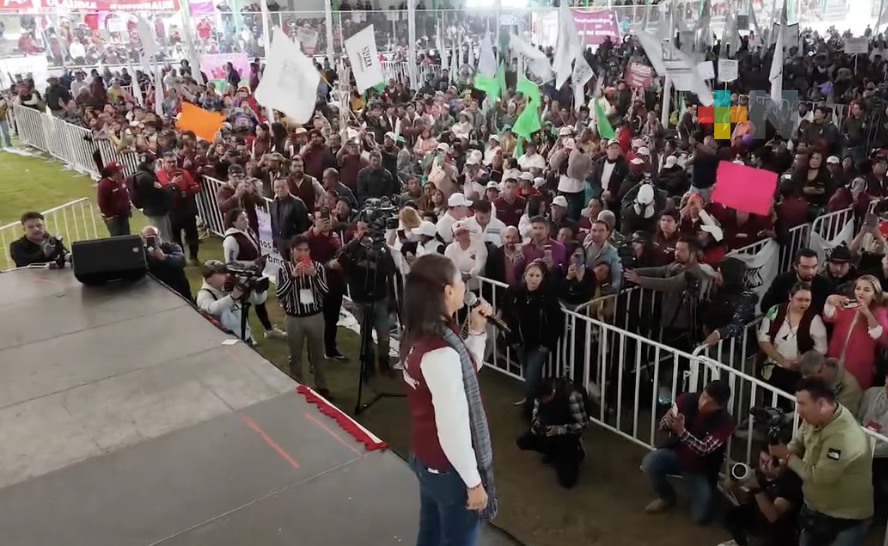 El pueblo decidirá el futuro del país: Claudia Sheinbaum